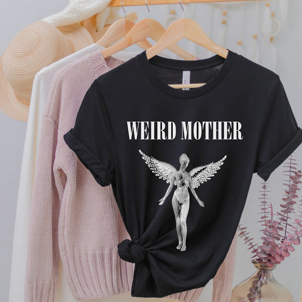 Weird Mother In Utero Band Unisex Shirt on Black