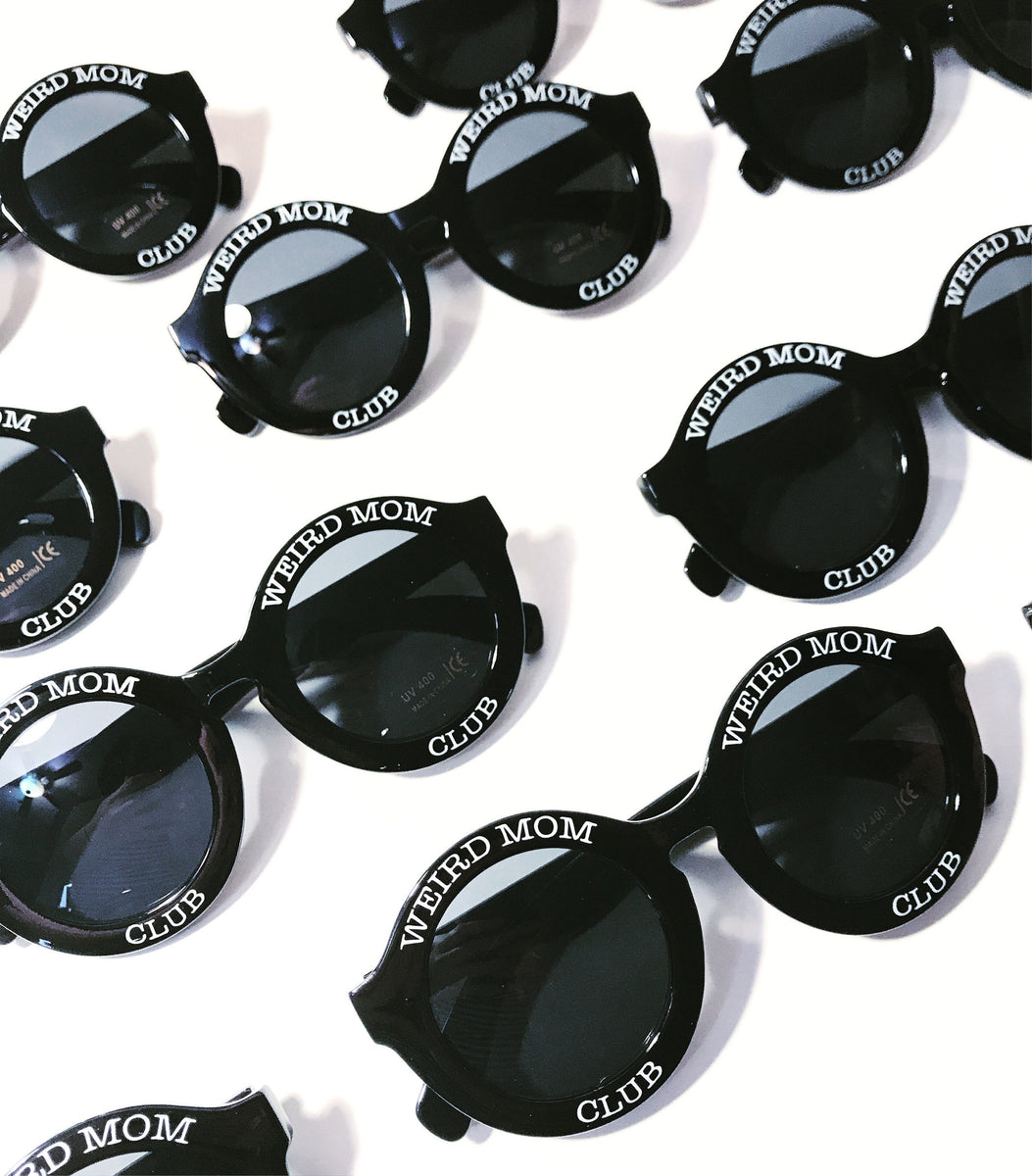 mom goggles Weird Mom Club Sunglasses, PC eyeglass frame with 400 UV lens – Drawings By Nicole