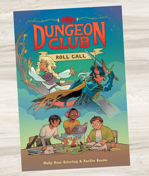 Dungeons & Dragons: Dungeon Club: Roll Call by Molly Knox Ostertag and Xanthe Bouma Hardcover graphic novel