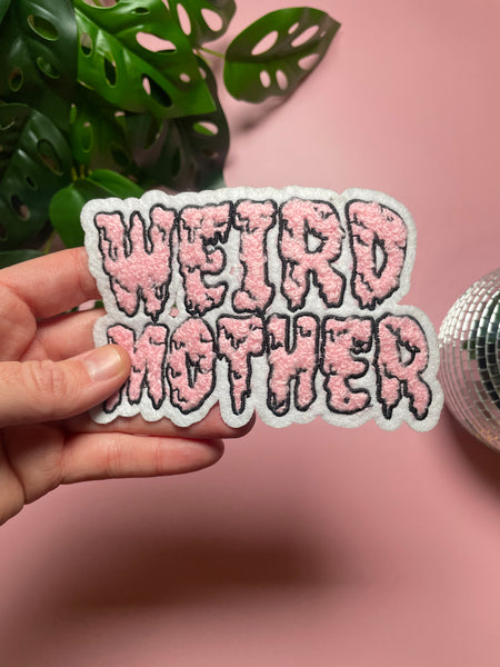 Weird Mother Chenille Patch 4 inches wide