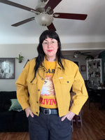 Mustard Vintage Guess Jacket in size large