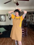 Handmade by Allihalla Tan Heart Jumper dress xl (retails $160+ allihalla.com).