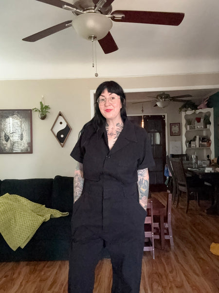 Big Bud Press XL black jumpsuit (retails $210).