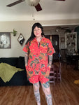 Nooworks pride tiger short sleeve jumpsuit size xl new without tags (retail $189)
