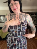 A fashion brand body con fish dress black xl (new with tags).