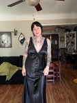 Wild Fable shiny silk black dress new with tags ($35) XL