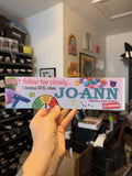 I’m Evil now that Joann’s Closed bumper Sticker, XL Bumper sticker. 11 x 3 inches in high gloss.