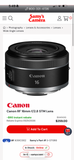 Canon RF 16mm f/2.8 STM Lens