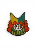 Presale Clown Bolo Tie, hand drawn clown princess hard enamel and pu rope