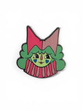 Presale Clown Bolo Tie, hand drawn clown princess hard enamel and pu rope