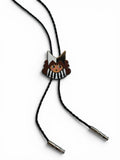 Presale Clown Bolo Tie, hand drawn clown princess hard enamel and pu rope