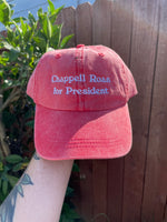 Chappell Roan for President hat in black or pink/red wash