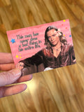 This man has never done a bad thing … Lestat vinyl and glitter sticker 3x4 inches, The Vampire Lestat Inspired
