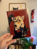 Furby and Gloves, luster archival print, 5x7 and 8.5x11 inches