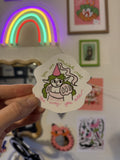 You Are Beautiful Just The Way You Are Princess elf sticker, 3x3 inches die cut