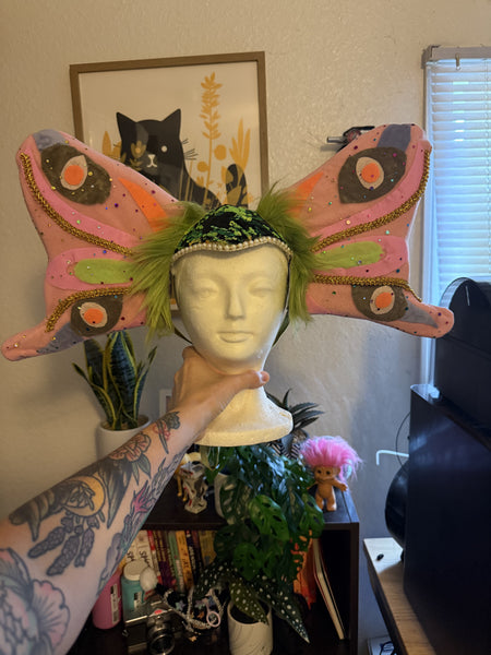 Handmade hats by Nicole - not perfect!
