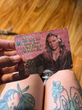 This man has never done a bad thing … Lestat vinyl and glitter sticker 3x4 inches, The Vampire Lestat Inspired