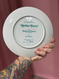 Golden Fancy, Vintage Petals And Purrs Plate By Bob Harrison Hamilton Collection