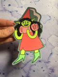 Angry Princess sticker, xl size 4x3 inches die cut