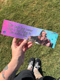 Bumper Sticker This Man Has Never Done a Bad Thing in His Life... Vampire Lestat. 11 x 3 inches in matte. stationary / gift