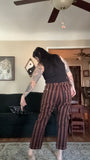 Petite Hemmed Large Black and Brown Big Bud Press Work Pants. Like new, never really worn.