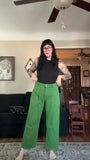 Fits like a Large, but XL Bright Green Work Pants by Big Bud Press fits like a LARGE, a little short.