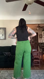 Fits like a Large, but XL Bright Green Work Pants by Big Bud Press fits like a LARGE, a little short.