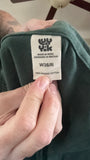 Lucy and Yak Dark Green Trousers fitted waist,  36 inches R length