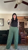Medium Big Bud Trousers in Olive, looks well love, soft. Never really wore personally!