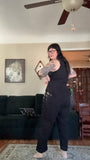 Black Lucy and Yak Trousers fitted waits 38R, plus size
