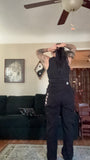 Black Lucy and Yak Trousers fitted waits 34R