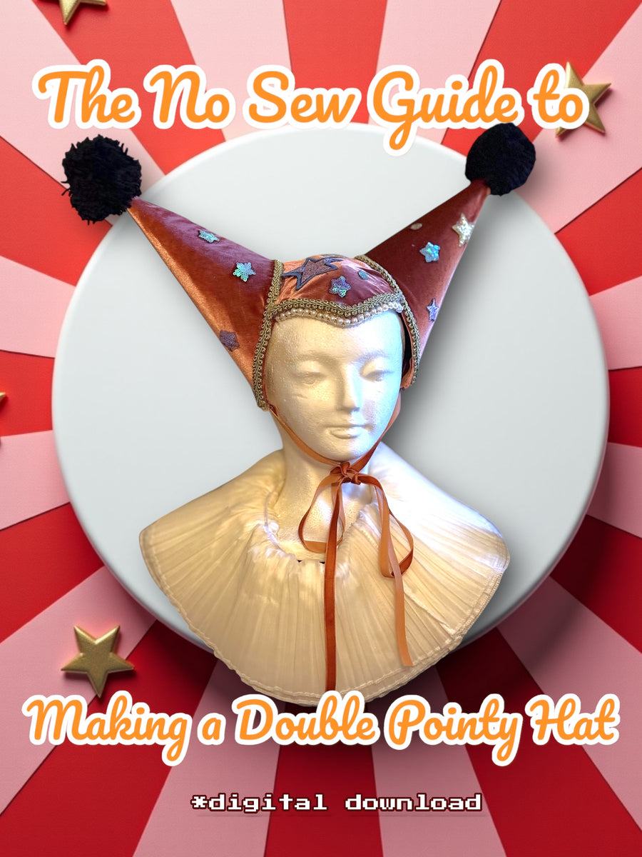 The No Sew Guide Pattern to Making A Double Pointed Hat (digital downl ...