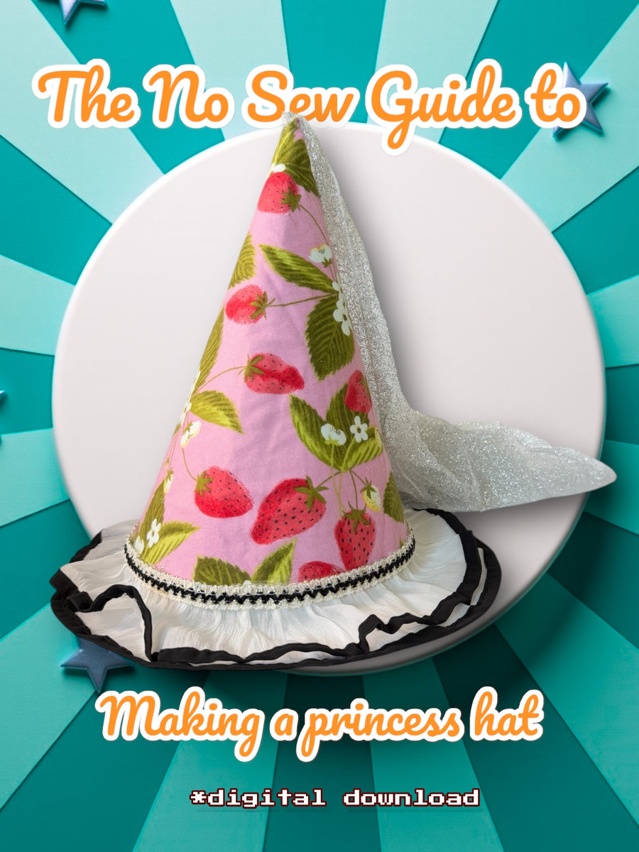 The No Sew Guide Pattern to Making Pointed Princess or Clown Hat (digi ...