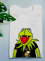 Frog Vampire full color design on white unisex shirt