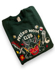 3xl - Hellfire Club Weird Mother, dark green sweater with white ink, unisex sizes (Printed by Nicole).