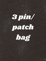 3 item pack / mystery (pin OR patch)