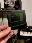 Terminally Online Computer Sticker ASCII art, 3x3 inch vinyl sticker by Terminal Research.