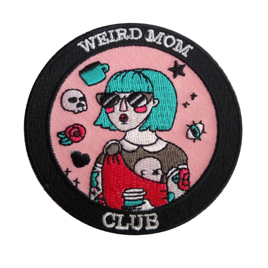 Weird Mom Club 3 Inch Color Patch