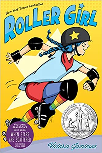 Roller Girl by Victoria Jamieson, paperback graphic novel