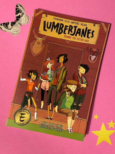 Lumberjanes Vol. 1, by Noelle Stevenson, paperback graphic novel
