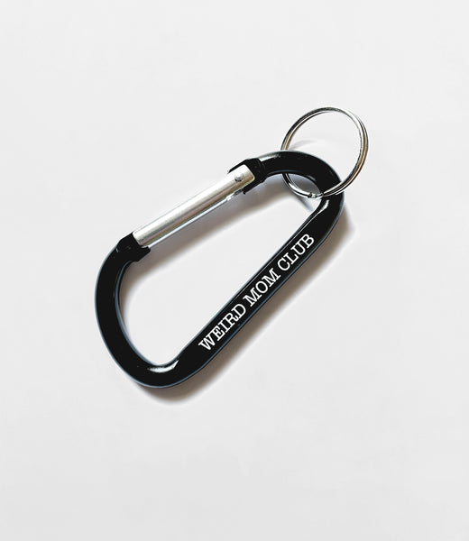 Weird Mom Club Keychain / carabiner 3 inches in size