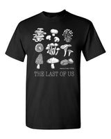 The Last of Us Mushroom Mushroom Stamp FEDRA shirt, softstyle black unisex shirt