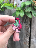 Mermaid Mother with Baby, Debbies Grahl Collab Hard Enamel Pin