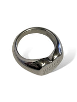 Weird Mother Stainless Steel or Gold Color Heart Signet ring (costume jewelry) Sizes 6-10.
