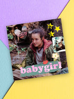 Ellie Last of Us Babygirl 3x3 inch Square Sticker