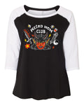 LIMITED Women's Plus Size The Weird Mom Club Demon Gaming Girl on short sleeve jersey raglan t-shirt