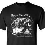Moonknight Khonshu, Ammit and Taweret shirt. Black unisex. (Printed by Nicole)