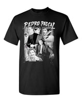 Pedro Pascal is Punk on black, soft unisex shirt.