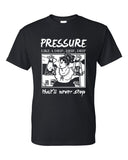 Surface Pressure Luisa Encanto Fan Art shirt, Black Unisex t-shirt with white ink